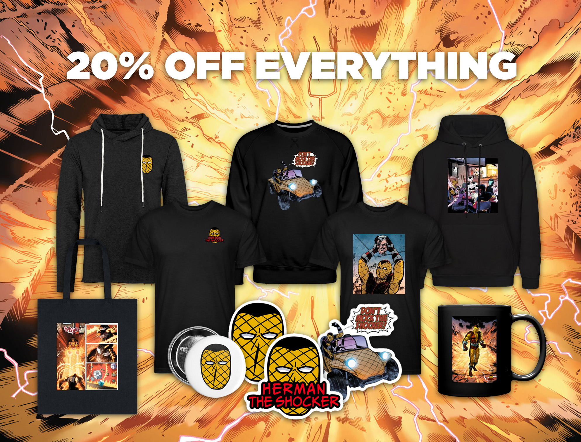 20% off all merch