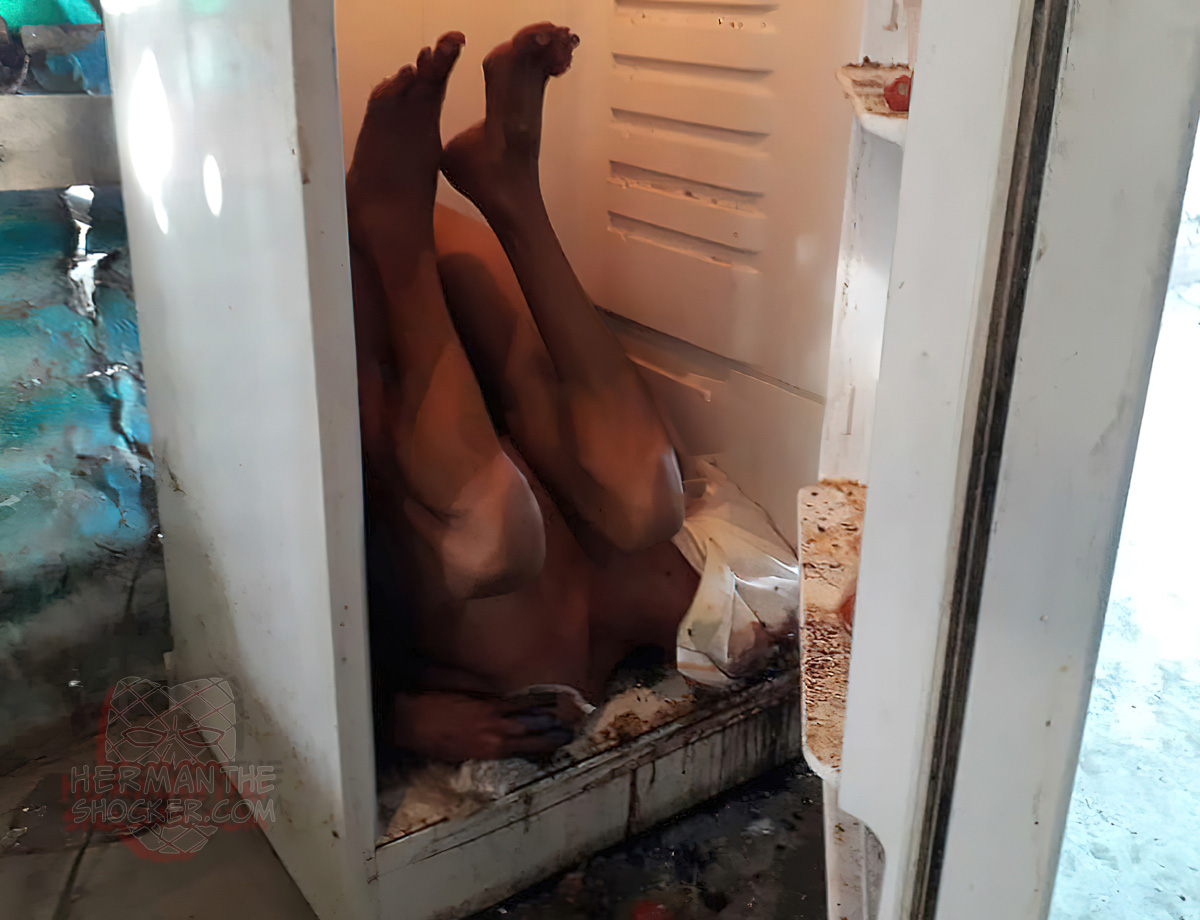 Dead woman found inside a refrigerator