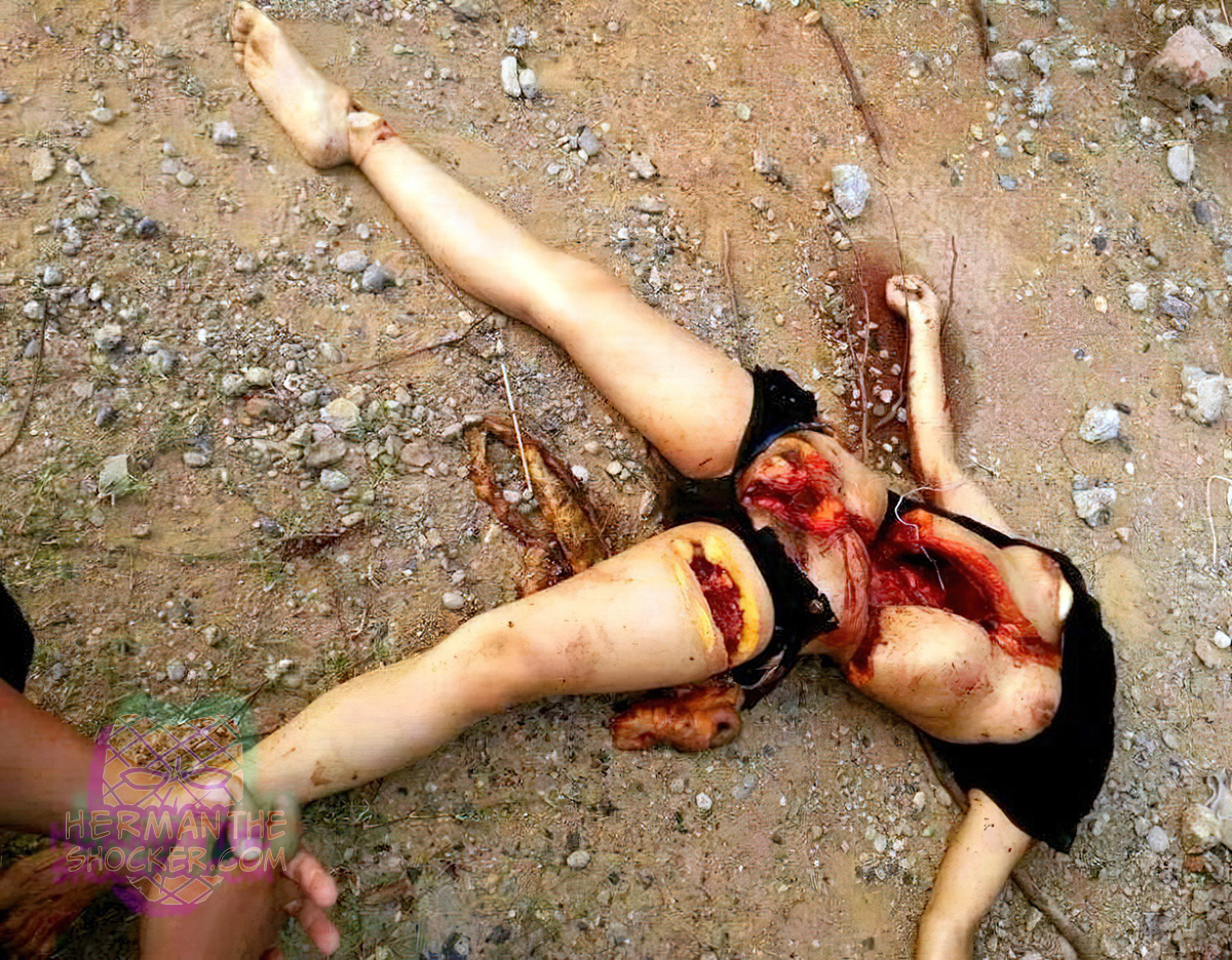 Body of decapitated and eviscerated woman
