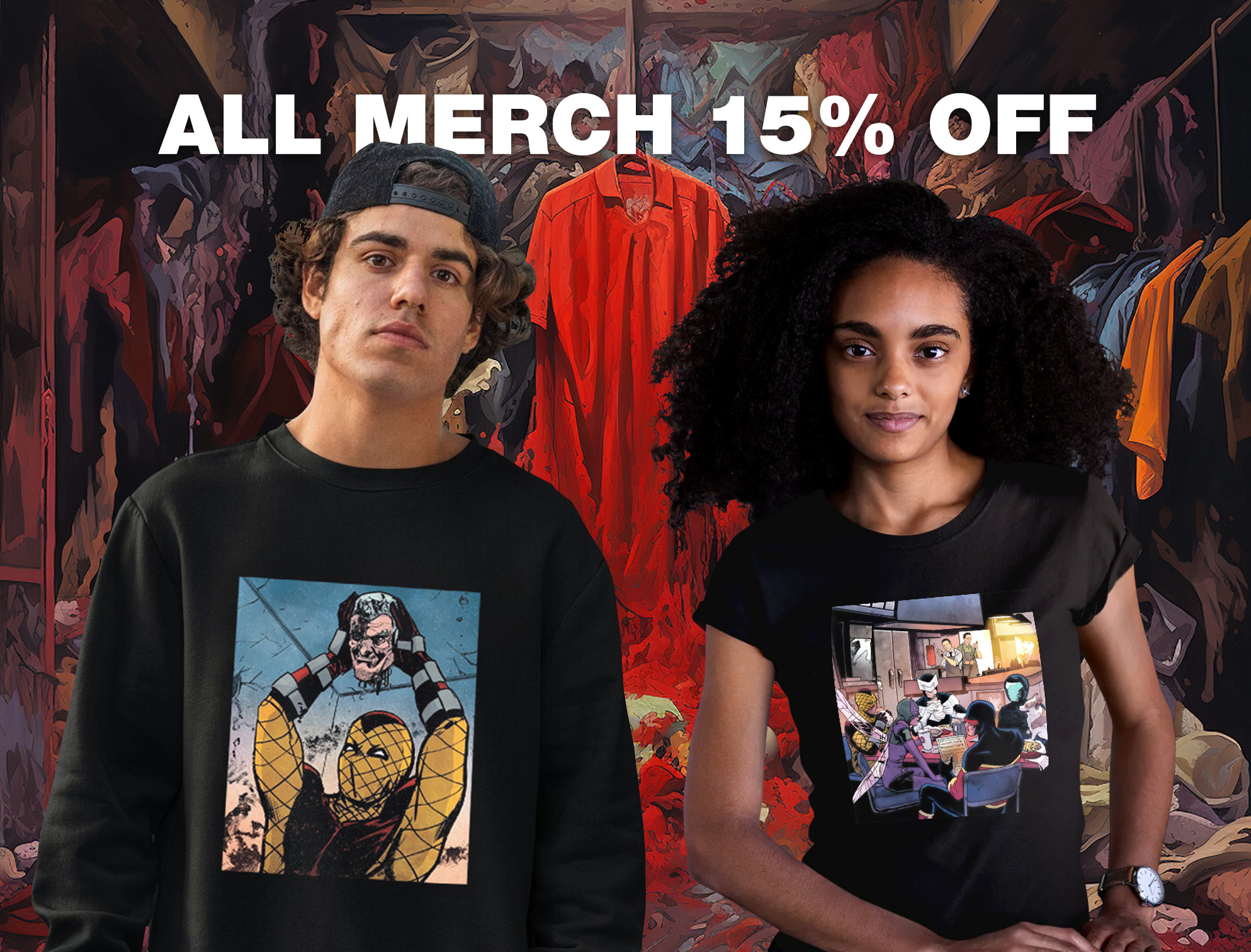 15% Off All Merch