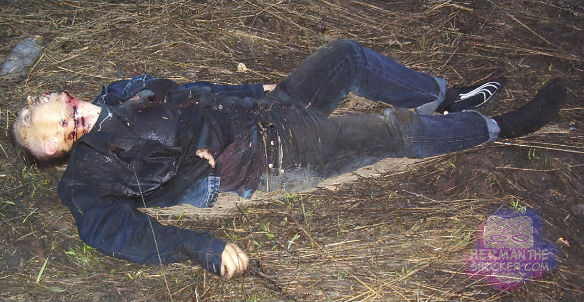 A man murdered in a field