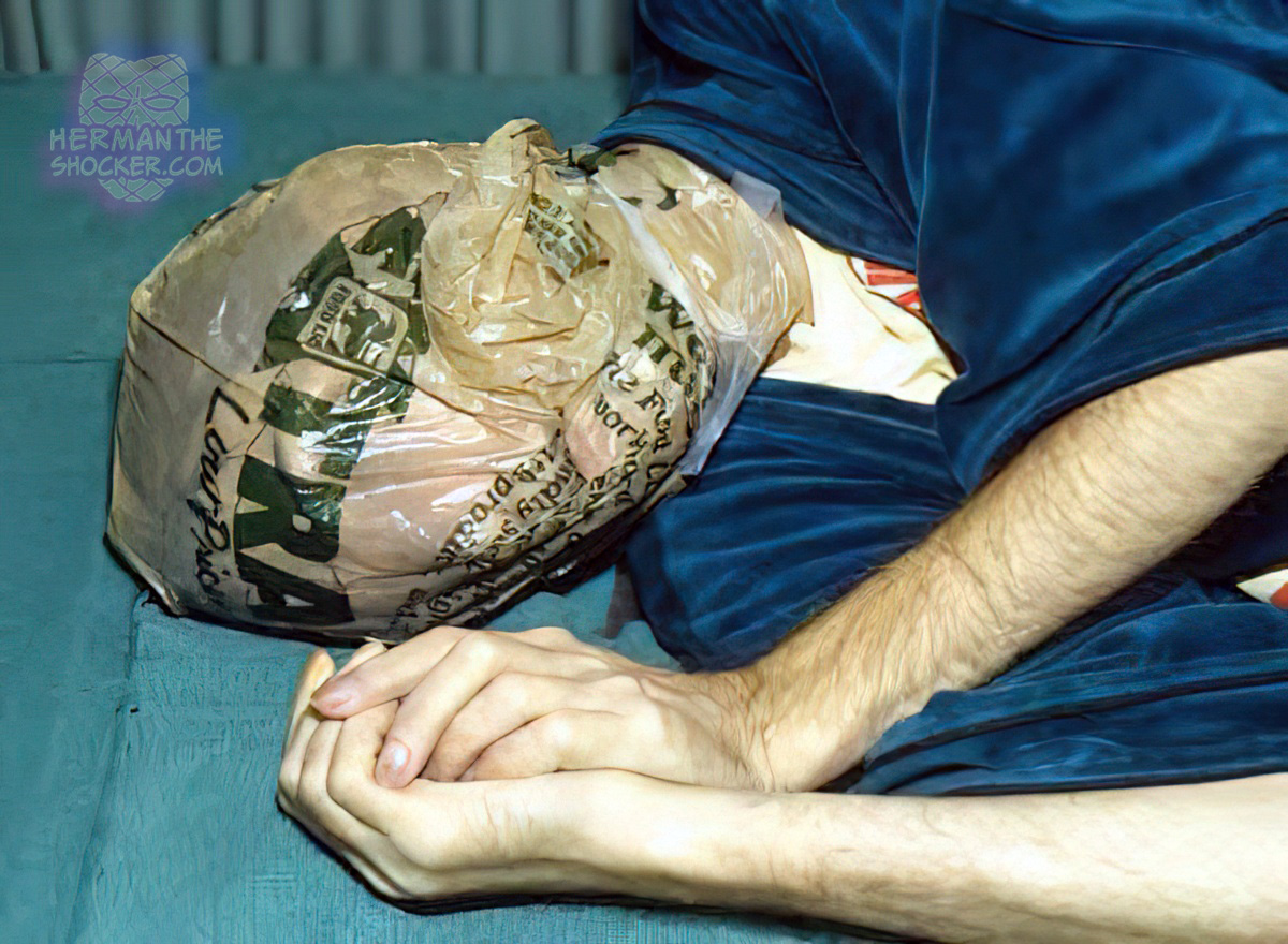 Suicidal plastic bag suffocation